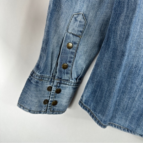 Madewell Denim Button-Up Shirt | Size XSmall - Picture 7 of 10